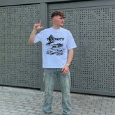 Y2k Vintage Letter Grunge Oversized T-Shirt